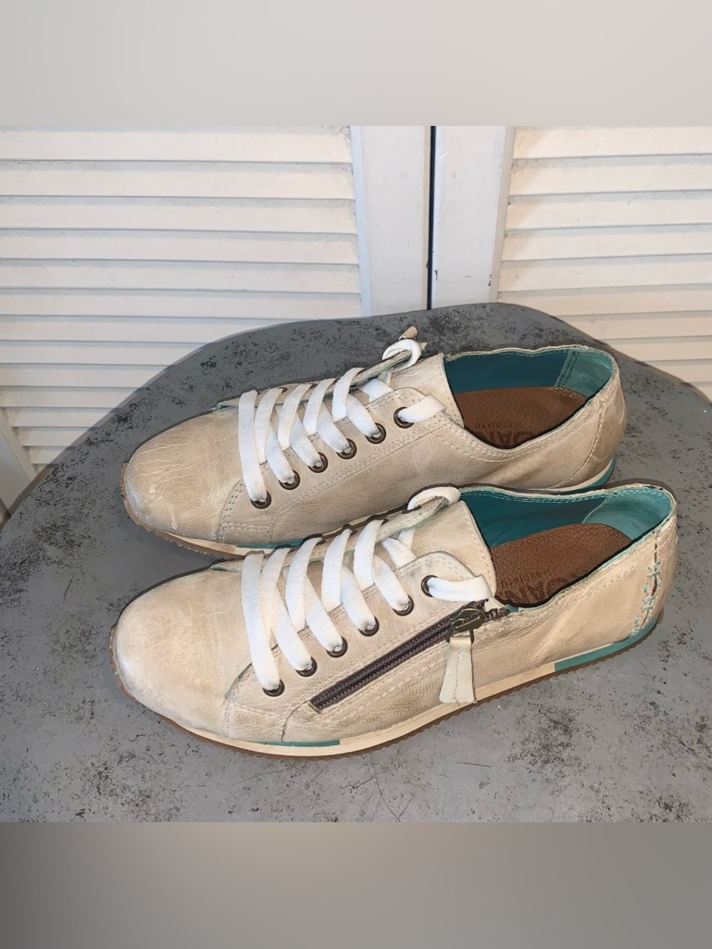 Bed/Stu Roan Maudt Leather Sneakers With Zipper Woman’s Size 8 — image 5 of 8